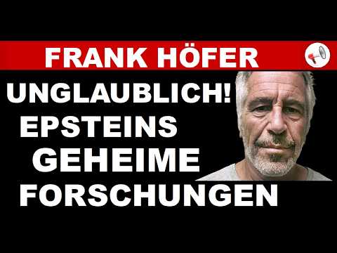 Neue Epstein-Enthüllungen: KI-Forscher und der Traum vom ewigen Leben | Frank Höfer im Interview