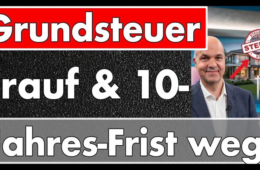 Ökonom schlägt vor: Grundsteuer rauf & Wertzuwachs besteuern! Explosion der Mieten wäre die Folge!