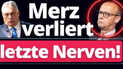 Mehr über den Artikel erfahren Orban blamiert den völlig überforderten Merz! „Es kam ein bisschen Stottern“