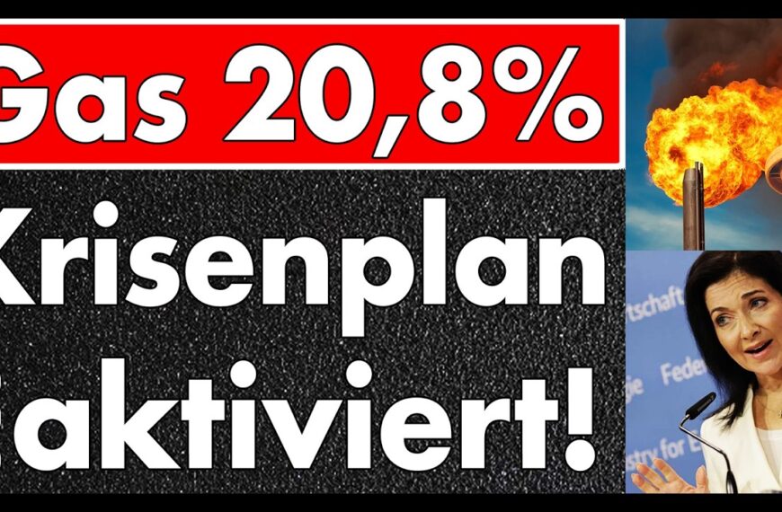 Regierung aktiviert Krisenplan? Dann haben Sie die ganze Zeit gelogen! Gasspeicher Füllstand 20,8%