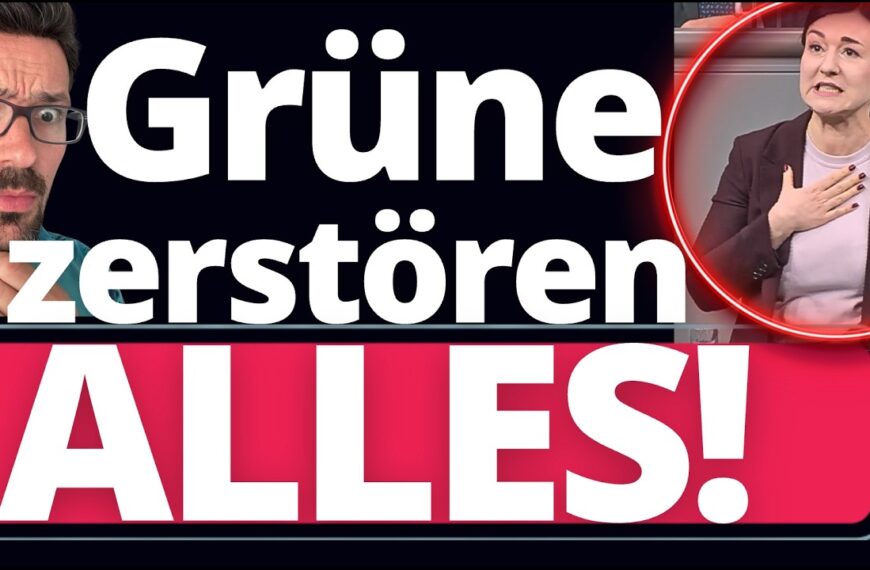 Riesen Skandal im Bundestag! Grüne entlarvt ihre antidemokratische Gesinnung!