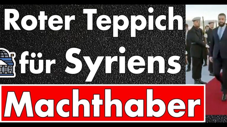 Mehr über den Artikel erfahren Roter Teppich & jubelnde Massen für Syriens Machthaber! Ohne Wahl vom Terroristen zum Staatschef