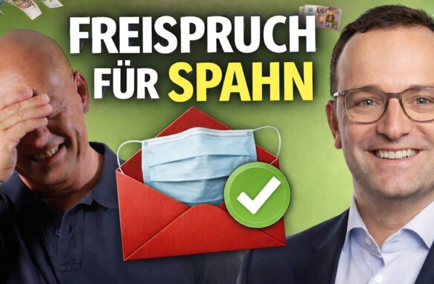 SCHOCK: Jens Spahn „Freispruch“ trotz Masken-Skandal! Rechtsstaat endgültig am Ende.