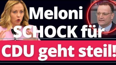 Mehr über den Artikel erfahren SCHOCK: Meloni senkt Spritsteuer und Spahn nur mit Ausreden!!!