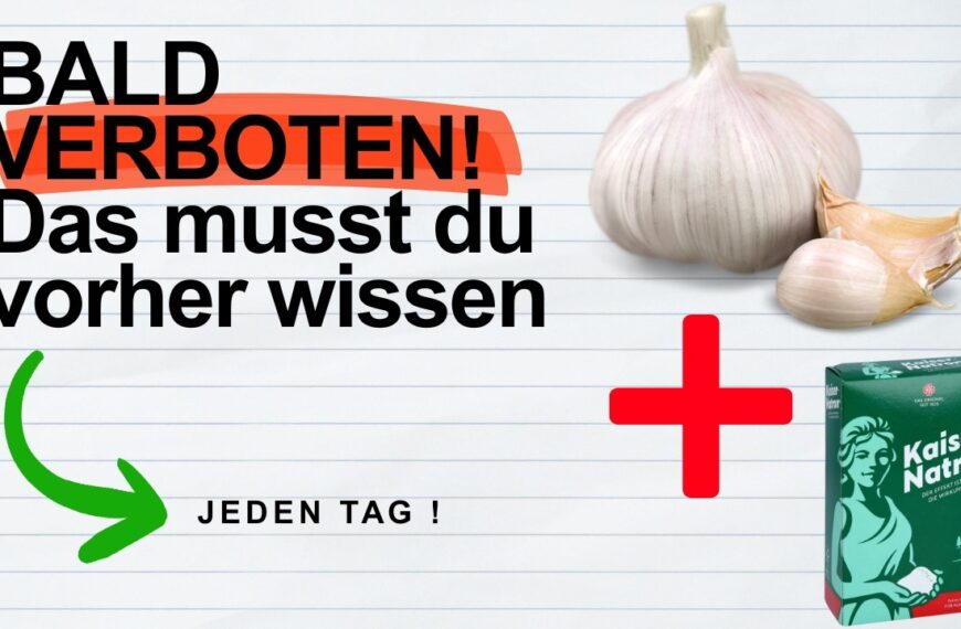 Sie nahm jeden Tag NATRON UND KNOBLAUCH was dann geschah, veränderte ihr Leben (Super schnell)