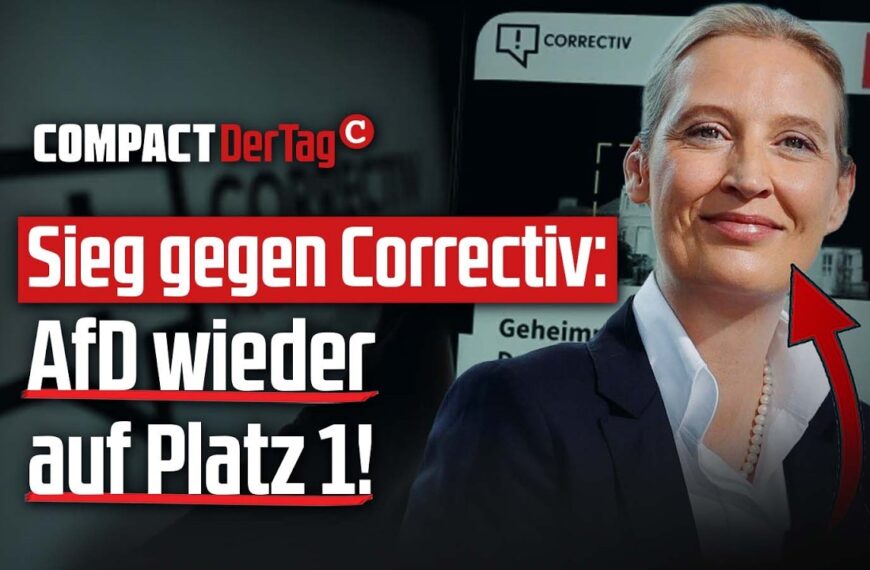 Sieg gegen Correctiv: AfD wieder auf Platz 1!💥
