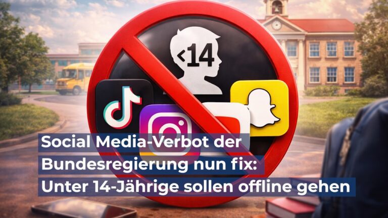 Mehr über den Artikel erfahren AT: Social Media-Verbot der Bundesregierung nun fix: Unter 14-Jährige sollen offline gehen