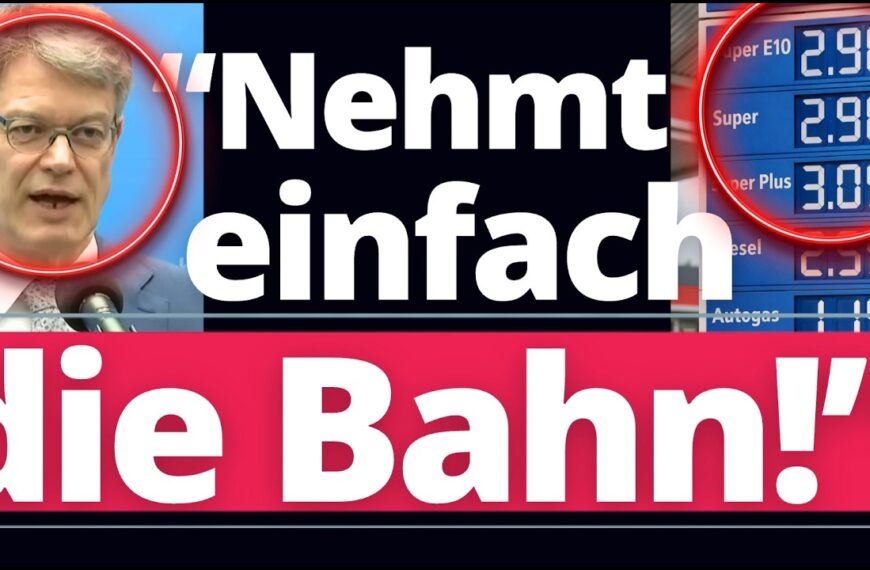 Steigt einfach aufs Deutschlandticket um!“ – Minister verhöhnt Autofahrer bei 2-Euro-Benzin
