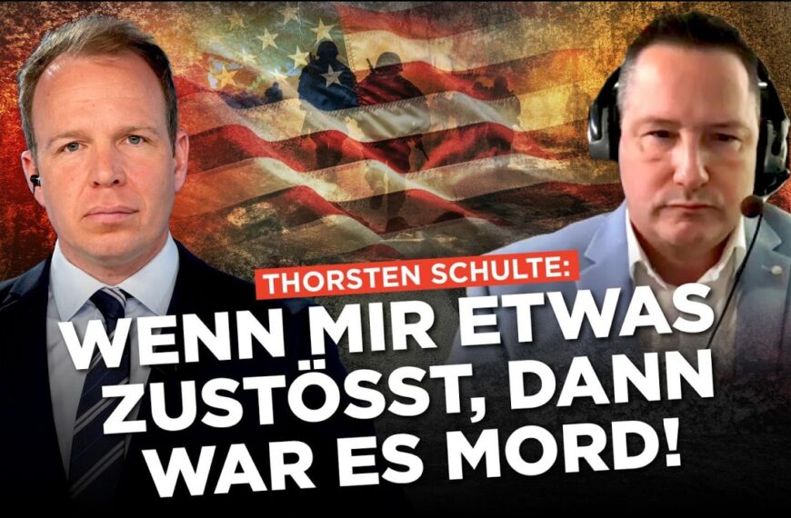 Thorsten Schulte: „Das ist mein letztes Interview! Stößt mir etwas zu, war es Mord!“