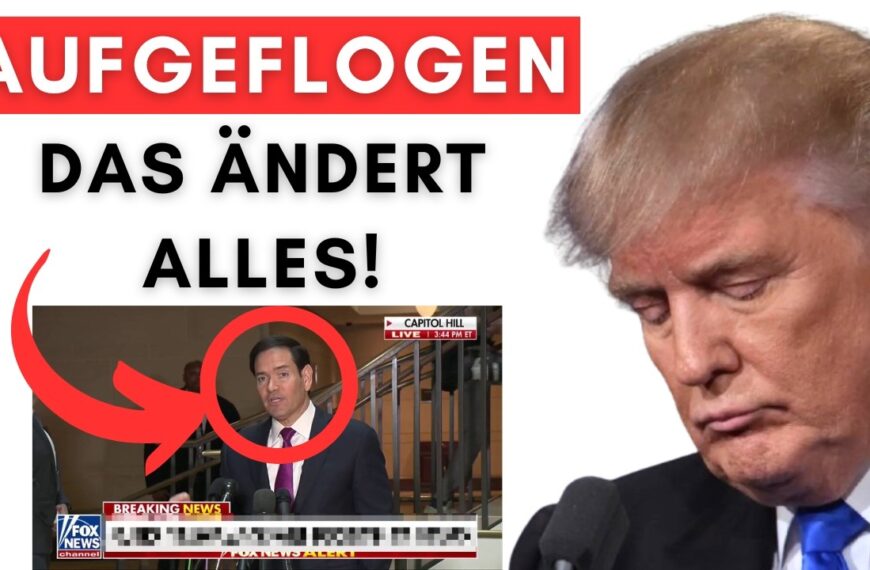 Verplappert: Rubio rutscht Wahrheit über Iran-Krieg raus! (selbst US-Medien sind geschockt!)