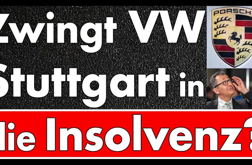 VW lässt Bombe platzen: Porsche -98% Gewinn wird Stuttgart in die Insolvenz treiben! Kernschmelze!
