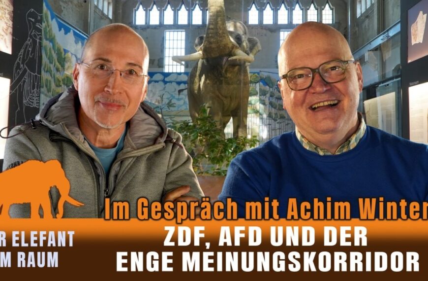 ZDF, AfD und der enge Meinungskorridor: Achim Winter rechnet mit dem Medienkartell ab