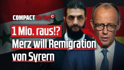 Mehr über den Artikel erfahren 1 Mio. raus!? Merz will Remigration von Syrern💥
