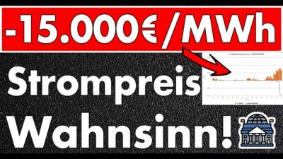 Mehr über den Artikel erfahren -15.000 Euro pro MWh! Neuer Rekord im Stromnetz für Ausgleichsenergie!