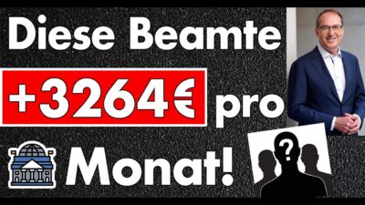 Mehr über den Artikel erfahren 19,7% mehr? Manche Beamte bekommen mehr Geld, als andere verdienen! Mehrere Milliarden pro Jahr!