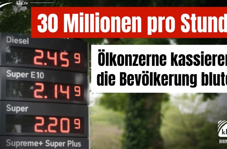 30 Millionen pro Stunde: Ölkonzerne kassieren, die Bevölkerung blutet