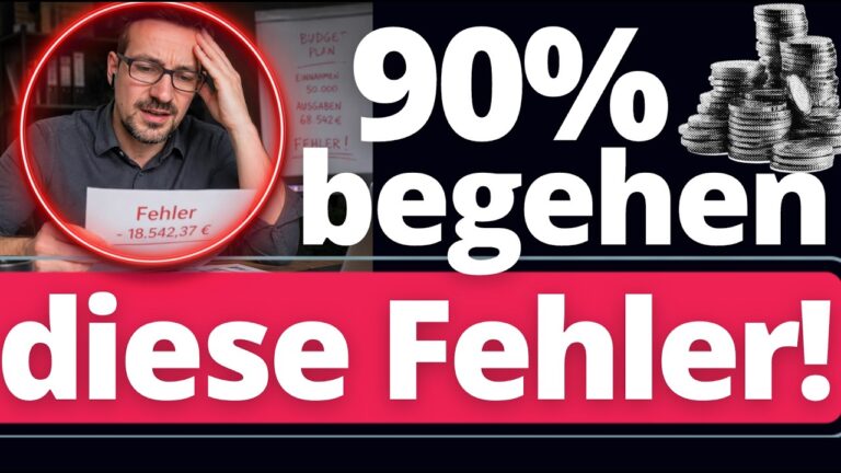Mehr über den Artikel erfahren 5 Finanzfehler die 90% aller Menschen machen!