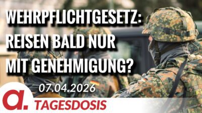 Mehr über den Artikel erfahren Wehrpflichtgesetz: Wird Deutschland Kriegspartei? | Von Claudia Töpper