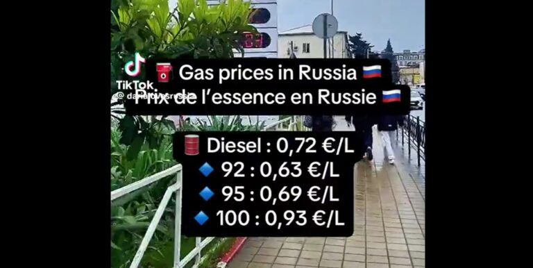Mehr über den Artikel erfahren Spritpreise in Russland