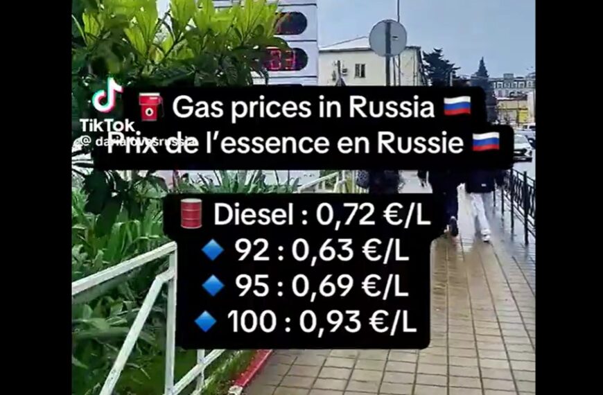 Spritpreise in Russland