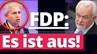 Mehr über den Artikel erfahren Achtung: FDP löst sich völlig auf! Kubicki und Strack-Zimmermann giften sich an!