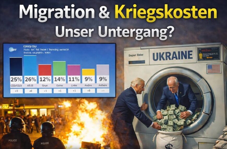 AfD-Hoch, und genau deshalb! CDU in Panik und die Kriegstreiber setzen noch einen drauf. Unglaublich!