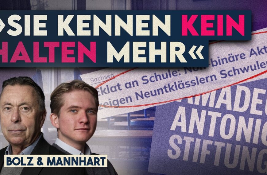 Amadeu Antonio-Stiftung Schul-Skandal, Correctiv Affäre und Papst vs. Trump – Bolz & Mannhart