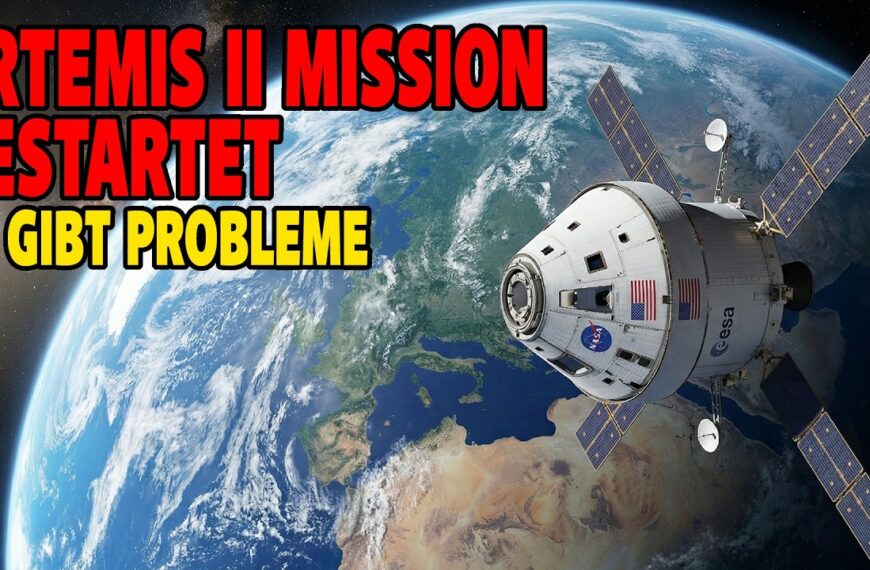 Mond: Artemis II Mission gestartet – Es gibt Probleme