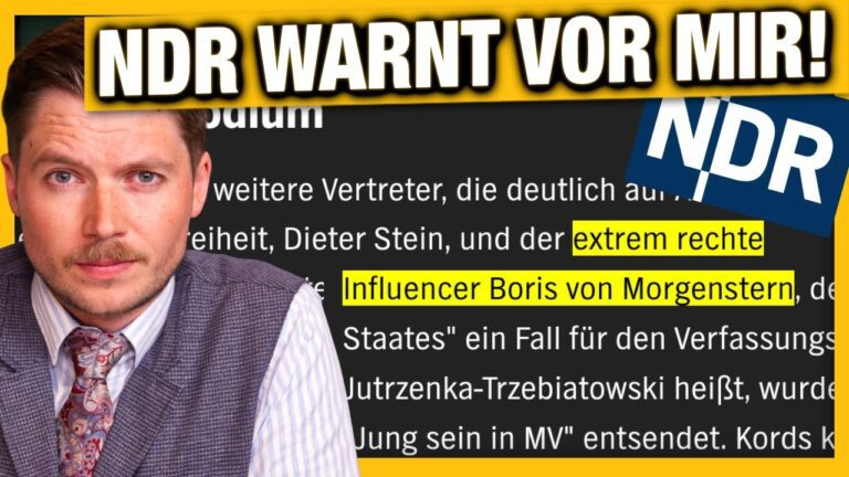 Mehr über den Artikel erfahren Bin ich rechtsextrem? NDR warnt vor mir! „Fall für den Verfassungsschutz!“