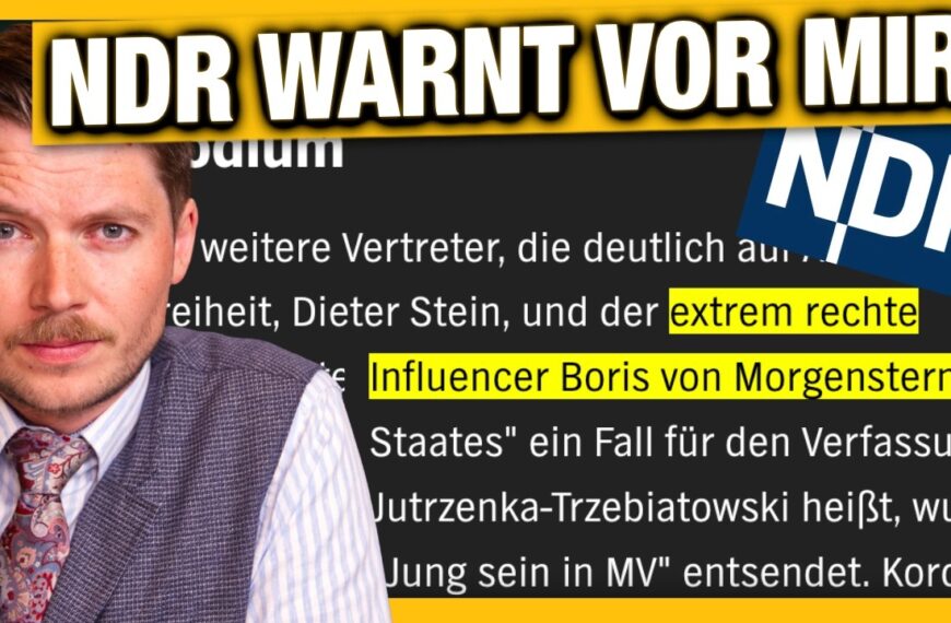 Bin ich rechtsextrem? NDR warnt vor mir! „Fall für den Verfassungsschutz!“
