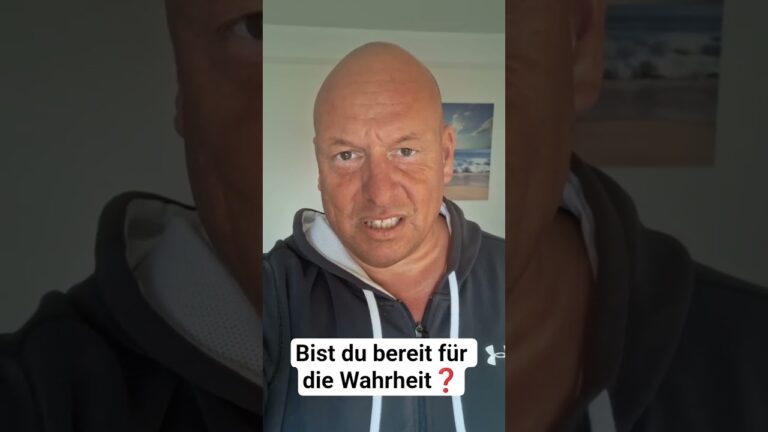 Mehr über den Artikel erfahren Bist du bereit für die Wahrheit❓