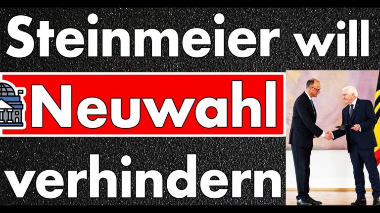 Mehr über den Artikel erfahren Bundespräsident will Neuwahl verhindern! Mimose Merz hasst anonyme Kritik & macht den Stromberg!