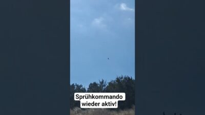 Mehr über den Artikel erfahren Cemtrail-Sprühkommando wieder aktiv