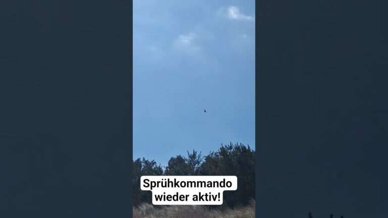 Mehr über den Artikel erfahren Cemtrail-Sprühkommando wieder aktiv