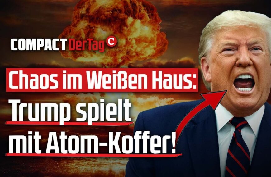 Chaos im Weißen Haus: Trump spielt mit Atom-Koffer!💥