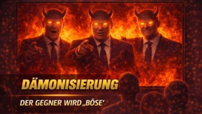 Mehr über den Artikel erfahren Dämonisierung – Wie Feindbilder gezielt erzeugt werden (Techniken der Manipulation)