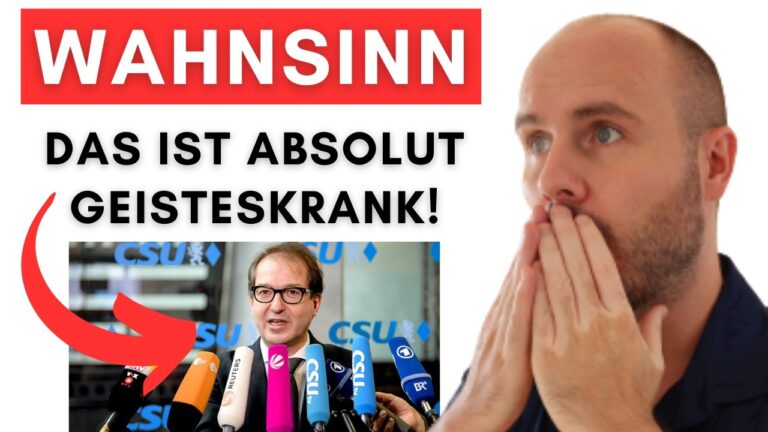 Mehr über den Artikel erfahren Diese Aussage von Innenminister Dobrindt ist eine Katastrophe – mir platzt der Kragen!