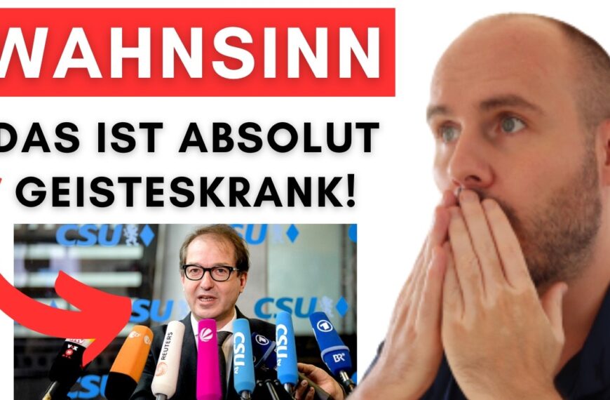 Diese Aussage von Innenminister Dobrindt ist eine Katastrophe – mir platzt der Kragen!