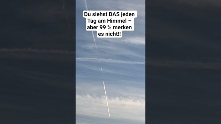 Mehr über den Artikel erfahren Du siehst DAS jeden Tag am Himmel – aber 99 % merken es nicht‼️