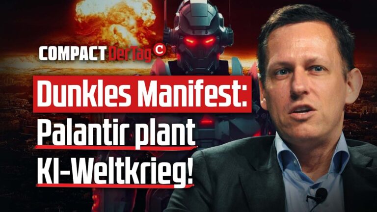 Mehr über den Artikel erfahren Dunkles Manifest: Palantir plant KI-Weltkrieg💥