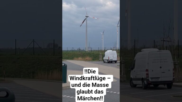 Mehr über den Artikel erfahren ‼️Die Windkraftlüge – und die Masse glaubt das Märchen‼️