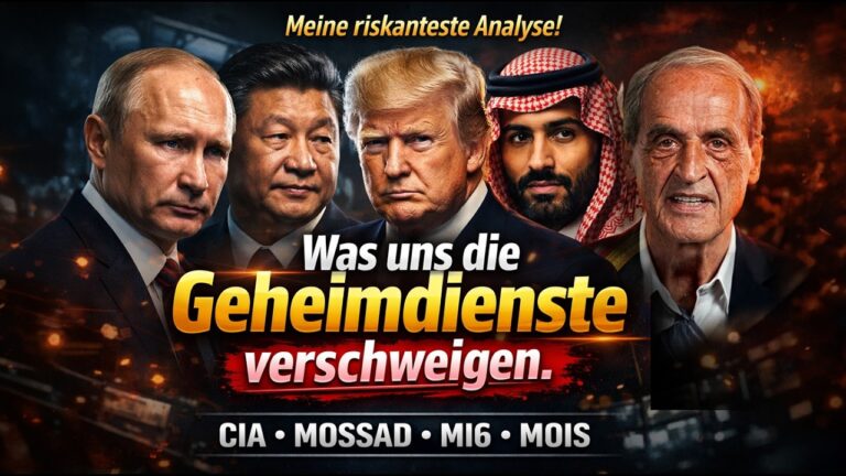 Mehr über den Artikel erfahren ⚠️Was uns die Geheimdienste sagen – CIA, Mossad, MI6, MOIS – Meine riskanteste Analyse!