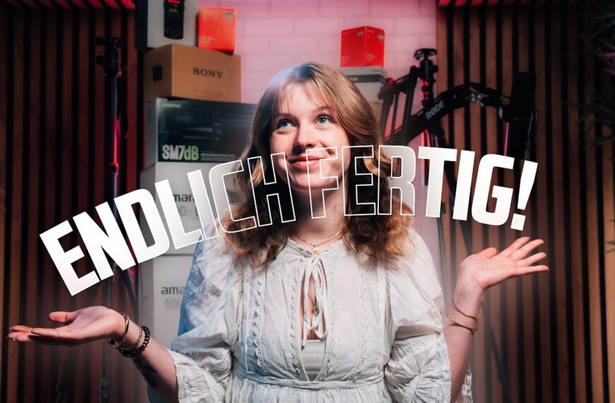 Endlich fertig! Unser neues Podcast-Studio