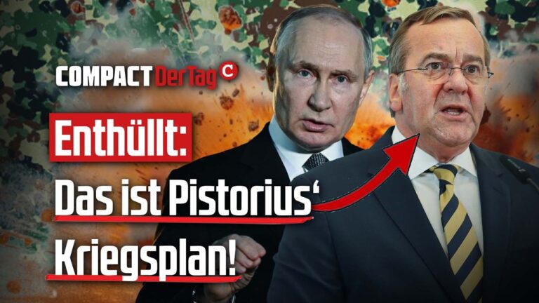 Mehr über den Artikel erfahren Enthüllt: Das ist Pistorius‘ Kriegsplan!💥