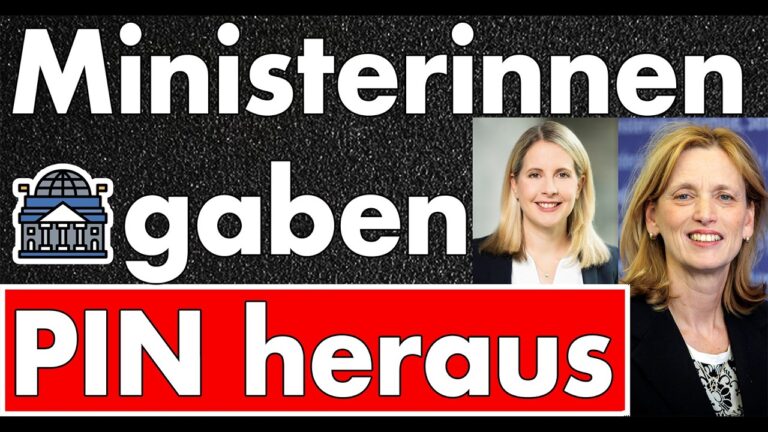 Mehr über den Artikel erfahren Ermittlungen wegen Inkompetenz? Ministerinnen gaben PIN für Chat freiwillig heraus! Werft Sie raus!