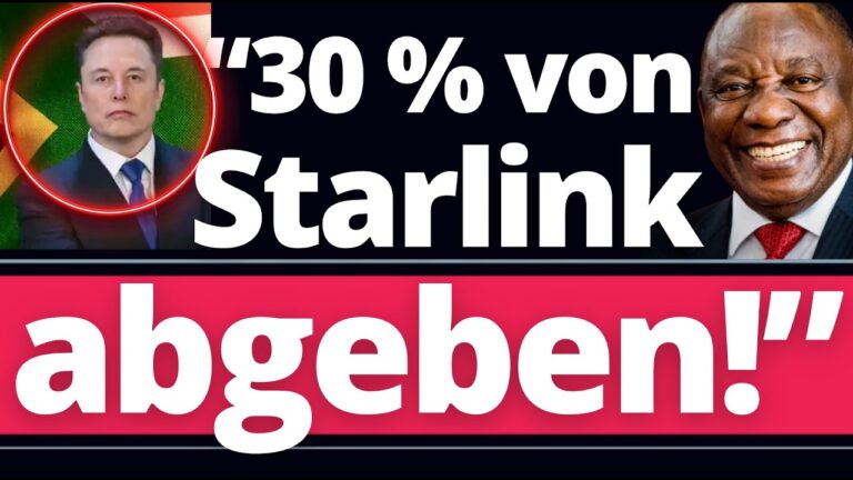 Mehr über den Artikel erfahren Eskalation in Südafrika: Elon Musk darf Starlink NICHT anbieten wegen Rassismus-Gesetz!!