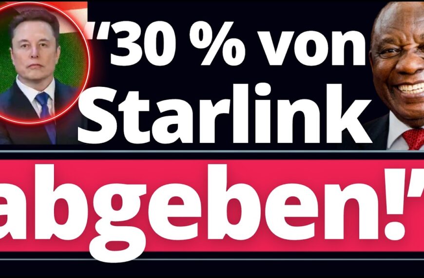 Eskalation in Südafrika: Elon Musk darf Starlink NICHT anbieten wegen Rassismus-Gesetz!!
