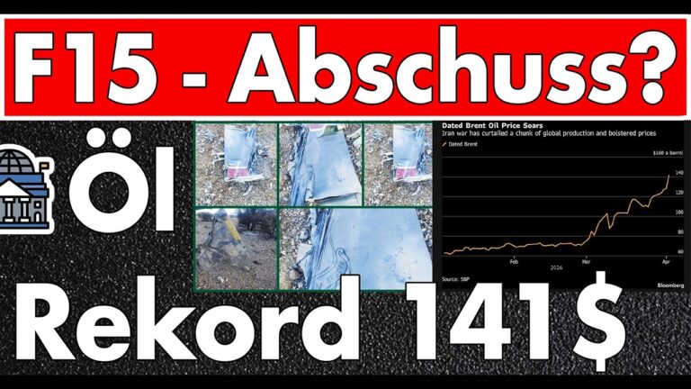Mehr über den Artikel erfahren F15 vom Himmel geholt? F16 mit Notfall – Ölpreis auf Rekord bei 141$ – US-Truppen suchen 2. Pilot!