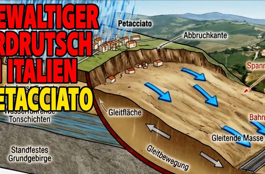Gewaltiger Erdrutsch in Italien – Petacciato
