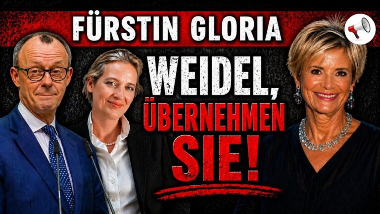 Mehr über den Artikel erfahren Gloria von Thurn und Taxis spricht Klartext: AfD-Allzeithoch, Brandmauer, Merz-Krise, Machtwechsel